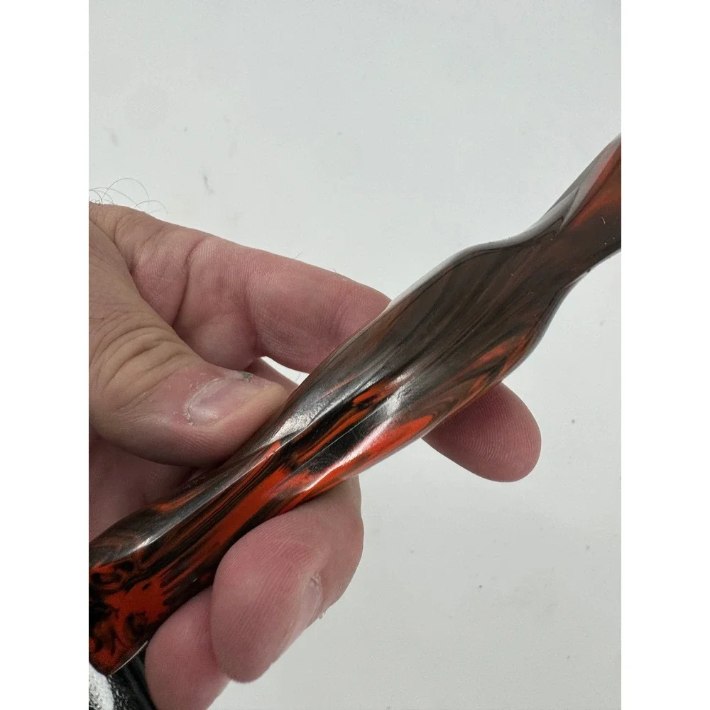 Cutco 1726 Turning‎ Fork 3 Prong Brown/Orange Swirl Marbling Handle